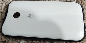 Motorola Moto E Hard Shell Case Skin Protector - White - Picture 1 of 2