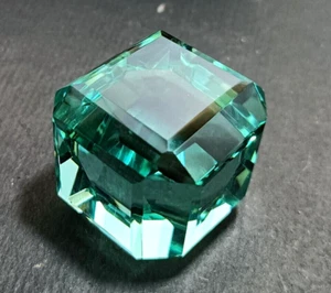 AAA+ 84.70 Ct. Large Aquamarine Cube Box Shape Loose Gemstone for Ring & Pendant - Picture 1 of 9