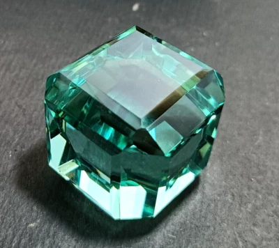 AAA+ 87.95 Ct. Large Aquamarine Cube Box Shape Loose Gemstone for Ring & Pendant - Image 1 of 4