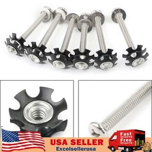 6x RV LADDER REPAIR KIT nuts Stainless Bunk Motorhome Parts Camper Trailer Coach - Foto 1 di 12