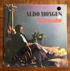 Aldo Monges ‎– El Trovador [1980] Vinyl LP Latin Folk Bolero Velvet - Foto 1 di 2