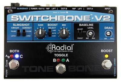 Radial Switchbone-V2 ABY/C Switcher Pedal