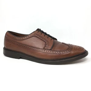 Allen Edmonds MacNeil Longwing Oxfords Dress Shoes Mens Size 13 Brown Leather - Picture 1 of 10