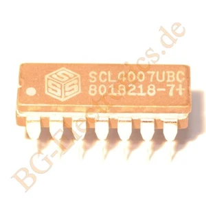 2 x SCL4007UBC Dual Complementary Pair, 1 Inverter Solid Sta CDIP-16 2pcs - Bild 1 von 1
