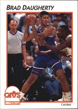 1991-92 Hoops McDonald's Cleveland Cavaliers Basketball Card #8 Brad Daugherty
