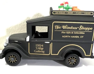 DEPT 56 Village Express Van Windsor Shoppe 740-4 Rare Custom N Haven Connecticut - Bild 1 von 21
