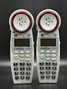 Lot of 2 CLARITY XLC3.4 and XLC3.5 Cordless Amplified Handsets Batteries Working - Picture 1 of 10