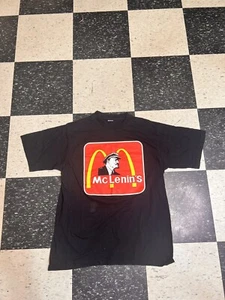 VINTAGE 90s McLenin's T-Shirt L Vladimir Lenin Soviet Union McDonalds Parody - Picture 1 of 7