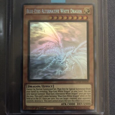 YuGiOh! Blue-Eye Alternative White Dragon GFTP-EN129 - (Ghost Rare) 1st Edition - Image 1 of 4
