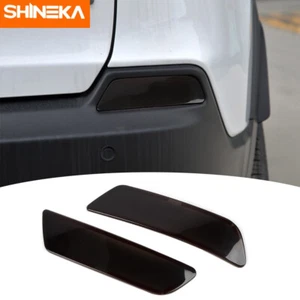 Exterior Rear Fog Light Lamp Cover Trim For Jeep Cherokee 2019+ Smoky Black - Picture 1 of 8