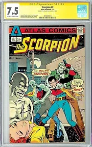 Scorpion #2 CGC SS 7.5 (May 1975, Atlas) Story and Signed by Howard Chaykin - Picture 1 of 2