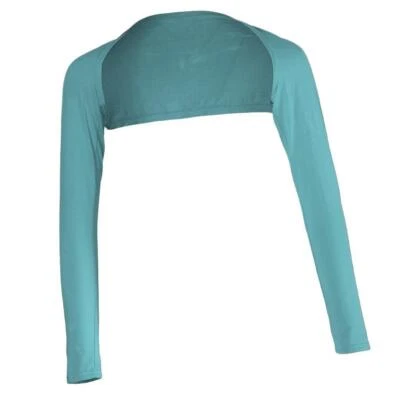Ramadan Schulter Langarm Gummizug Modal Armbedeckung Achselzucken Hijab hellblau - Bild 1 von 4