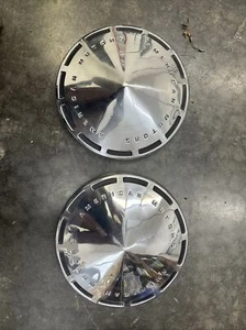 Original 1970 American Motors AMC Javelin 10" Dog Dish Hubcap  Set Of 2 - Picture 1 of 6