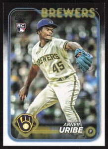 2024 Topps #310 Abner Uribe Base - Picture 1 of 2