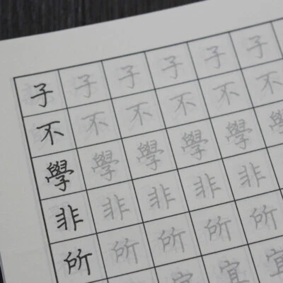 Traditional Chinese Copybook 繁体字钢笔字帖 楷书简繁对照 三字经 - Image 1 of 4