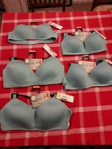 Kindly Yours ~ Women's Various Sizes ~ Wire Free ~ T-Shirt ~ Teal Colored Bra - Picture 1 of 8