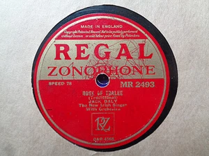 JACK DALY - Rose Of Tralee / The Mountains O' Mourne 78 rpm disc - Picture 1 of 1