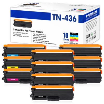 TN436 Compatible With Brother TN-436 Toner HL-L8360CDW MFC-L9570CDW L8900CDW Lot - Image 1 of 4