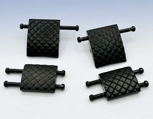 Black Plated Insert Set for INVICTA Subaqua Noma III Rubber Watch Bands - Picture 1 of 2