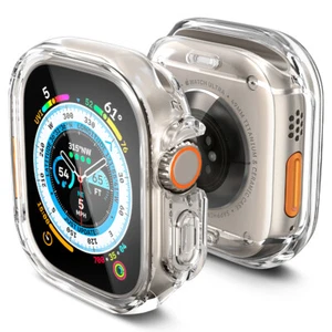 Apple Watch Ultra (49mm)Etui | Spigen [Ultra Hybrid] Odporna na wstrząsy smukła przezroczysta pokrywa - Zdjęcie 1 z 19
