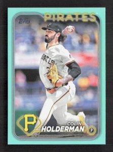 2024 Topps Update Colin Holderman #US172 Fanatics Aqua Parallel - Picture 1 of 2
