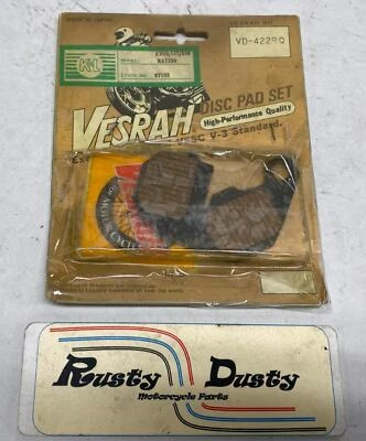 Juego Pastillas Freno Vesrah VD-422RO Kawasaki KX80/125/250 07105 Foto 1 de 4