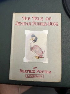 The Tale Of Jemima Puddle Duck By Beatrix Potter Book *Rare* - Picture 1 of 4