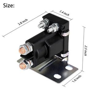 New 14 Volt 200A Solenoid Replacement For EZGO TXT Cart 1994-Up 27153G01 - Picture 1 of 4