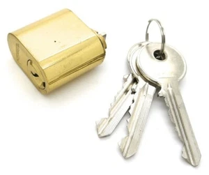 Scandinavian Oval Door Lock External Cylinder Barrel For Assa Ruko Locks Brass - Picture 1 of 6