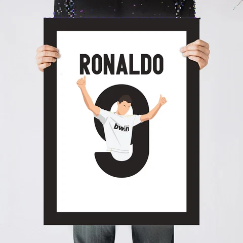 Cristiano Ronaldo CR7 Presentation, Real Madrid Print/Poster/Wall-Art [Part 2/3] Cover