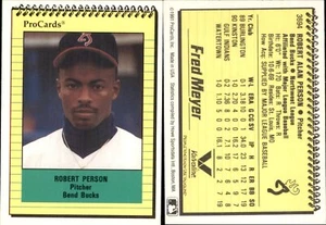 Robert Person 1991 ProCards #3694 RC Card *AutographDen* Bend Bucks - Picture 1 of 1