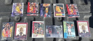 Vintage Kobe Bryant Michael Jordan Basketball Cards 