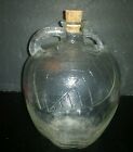 Vintage White House Cider Vinegar Apple Shaped Jug Bottle # 8 Patent Pending 9" 