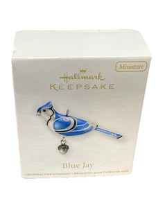 Hallmark Keepsake Christmas Ornament Beauty Of Birds Miniature Blue Jay New 2012 - Picture 1 of 5