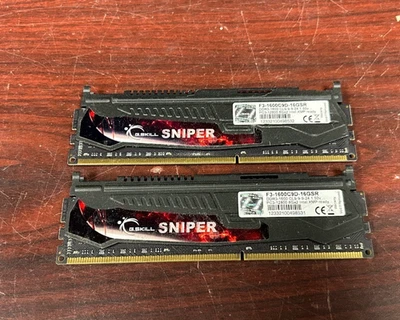 G Skill Sniper 16 GB (2X8 GB) F3-1600C9D-16GSR DDR3 CL9-9-24 PC3-12800 #95 Foto 1 de 2