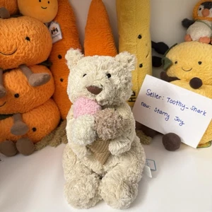 Helado Jellycat Bartholomew Bear BNWT - Nueva York Edición Limitada - 100% Real - Imagen 1 de 7