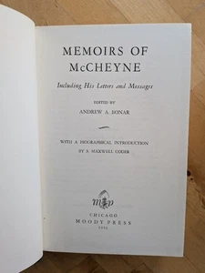 Bibel andrew bonar memoiren von mccheyne 1956 gebunden - Bild 1 von 4