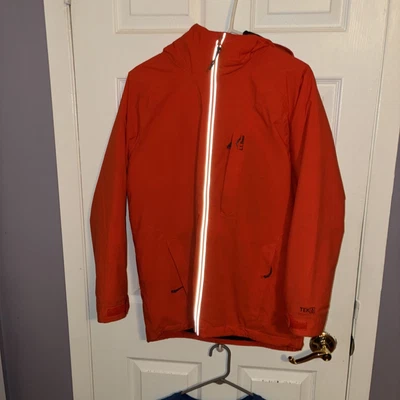 LL Bean Orange Kids' Hooded Waterproof Lightweight Insulated Jacket Size XL 18 - Image 1 of 4