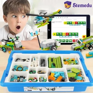 Juego de núcleos robot de programación 45300 STEAM HÁGALO USTED MISMO bloques de construcción electrónicos juguete - Imagen 1 de 6