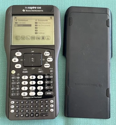 Texas Instruments TI Nspire CAS / CX Calculator Black Tested & Working Read - Image 1 of 4