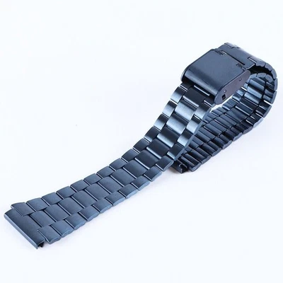 18mm Metal For Casio SGW300 F91W F84 F105 F106 AE1300 Watch Band Steel Strap - Image 1 of 4