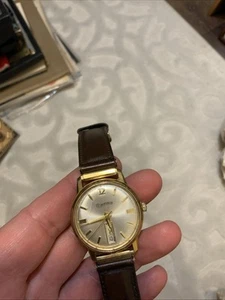 VTG Dufonte By Lucien Piccard Day/Date Mechanical Men’s Watch 34mm Working - Picture 1 of 11