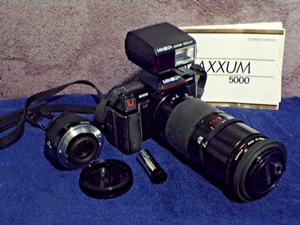 Minolta Maxxum 5000i analoge Spiegelreflexkamera 35 mm mit Zoom-Objektiv 35–70 AF Minolta - Bild 1 von 9