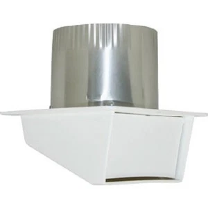(2)-Builders Best 4 In. White Plastic Eave & Soffit Exhaust Fan Vent 111804 - Picture 1 of 1