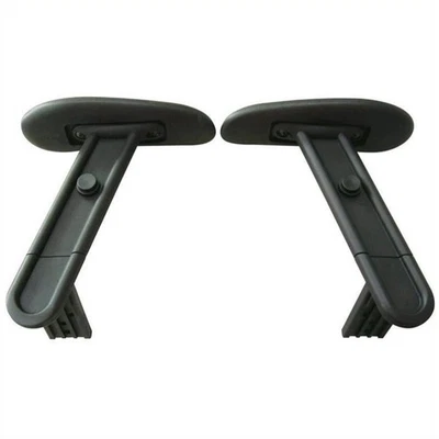 Office Star Adjustable Plastic Black Arms Fits All Drafting Chairs Only