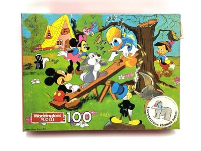 Waddingtons Disneyland Child's Seaside Jigsaw Puzzle 100 Pieces Theme 3# NEW GR - Immagine 1 di 3