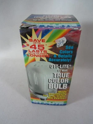 Rare OTT-LITE  17 Watt OL-17TC True Color Light Bulb for Arts Crafts Sewing - Image 1 of 4