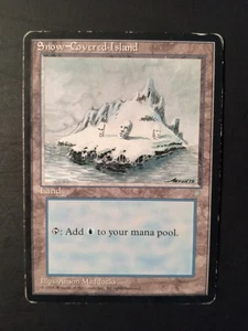 MTG Snow-Covered Island Ice Age Magic the Gathering HP - Bild 1 von 4