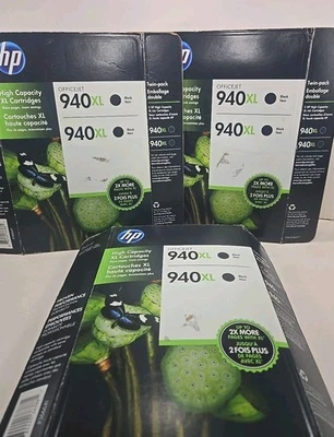 Original HP 940XL Tintenpatronen schwarz Pack für Officejet 8000 8500 8500A  - Bild 1 von 4