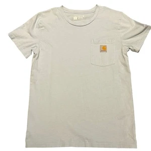 Carhartt Pale Blue Pocket T-Shirt Youth Large 14-16 - Picture 1 of 6